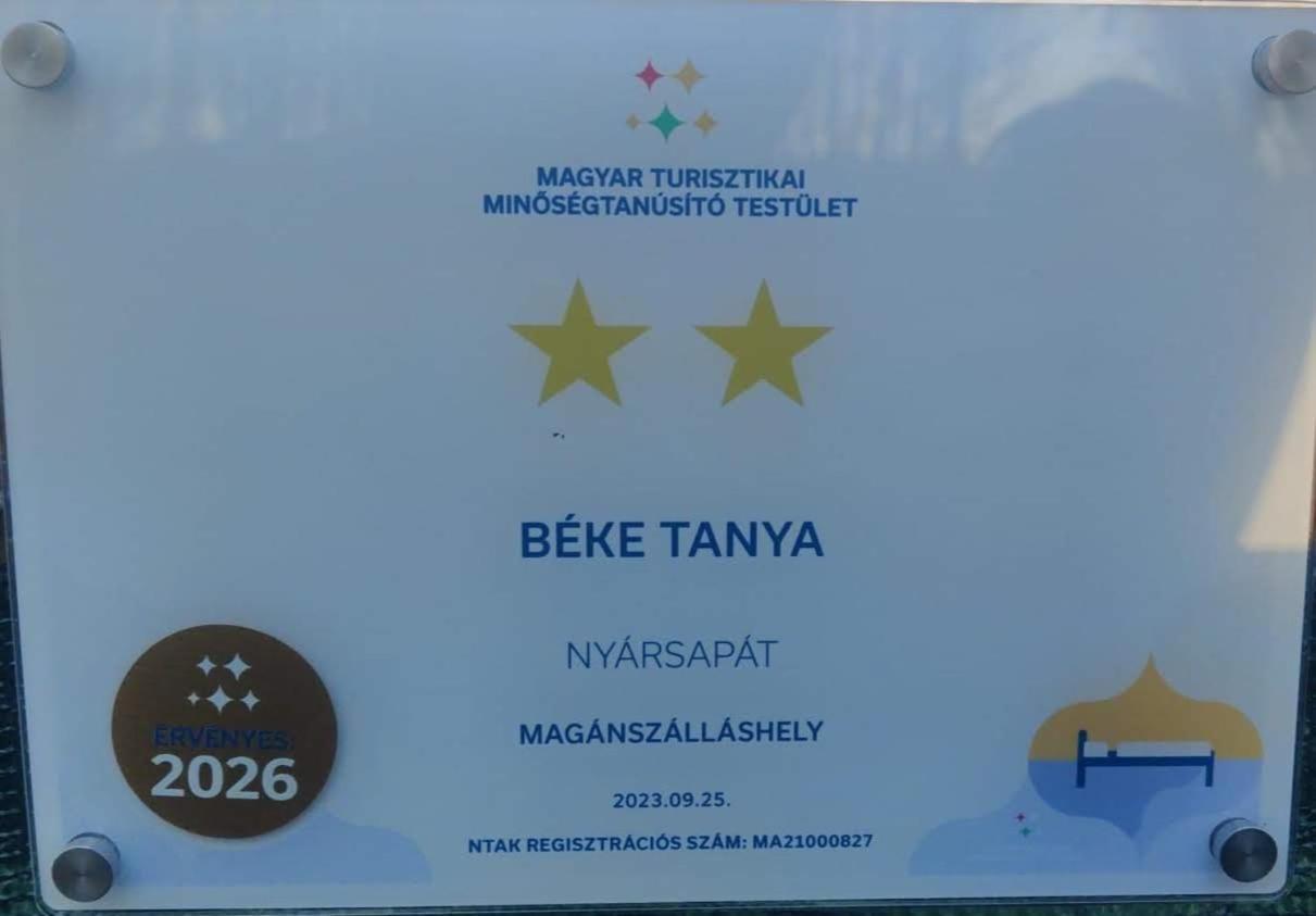 Beke Tanya Holiday home *
